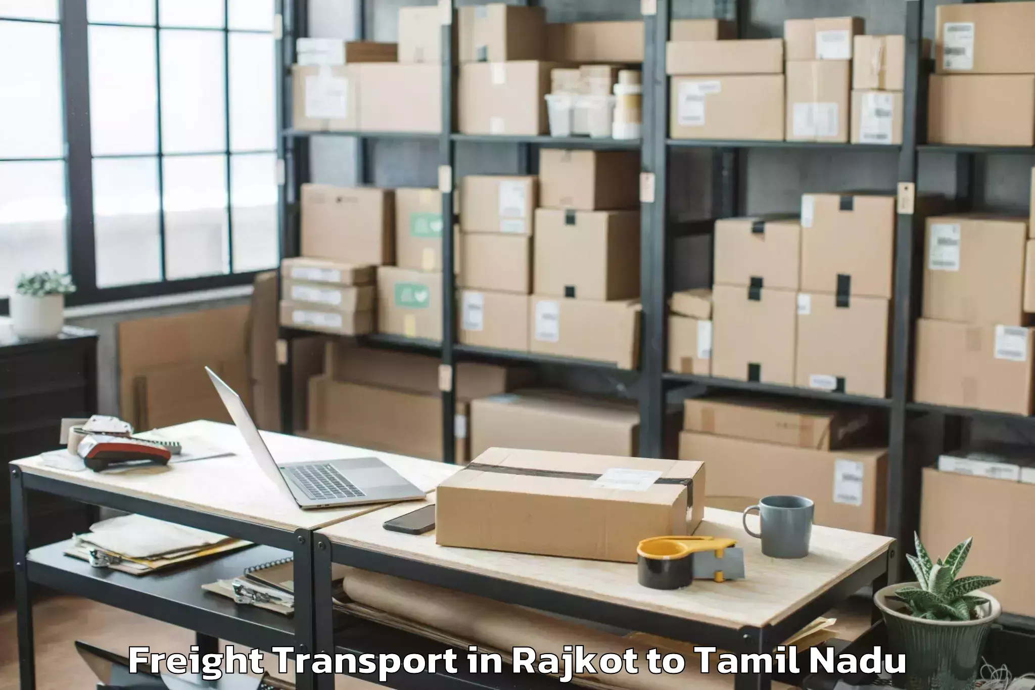 Hassle-Free Rajkot to Naduvattam Freight Transport